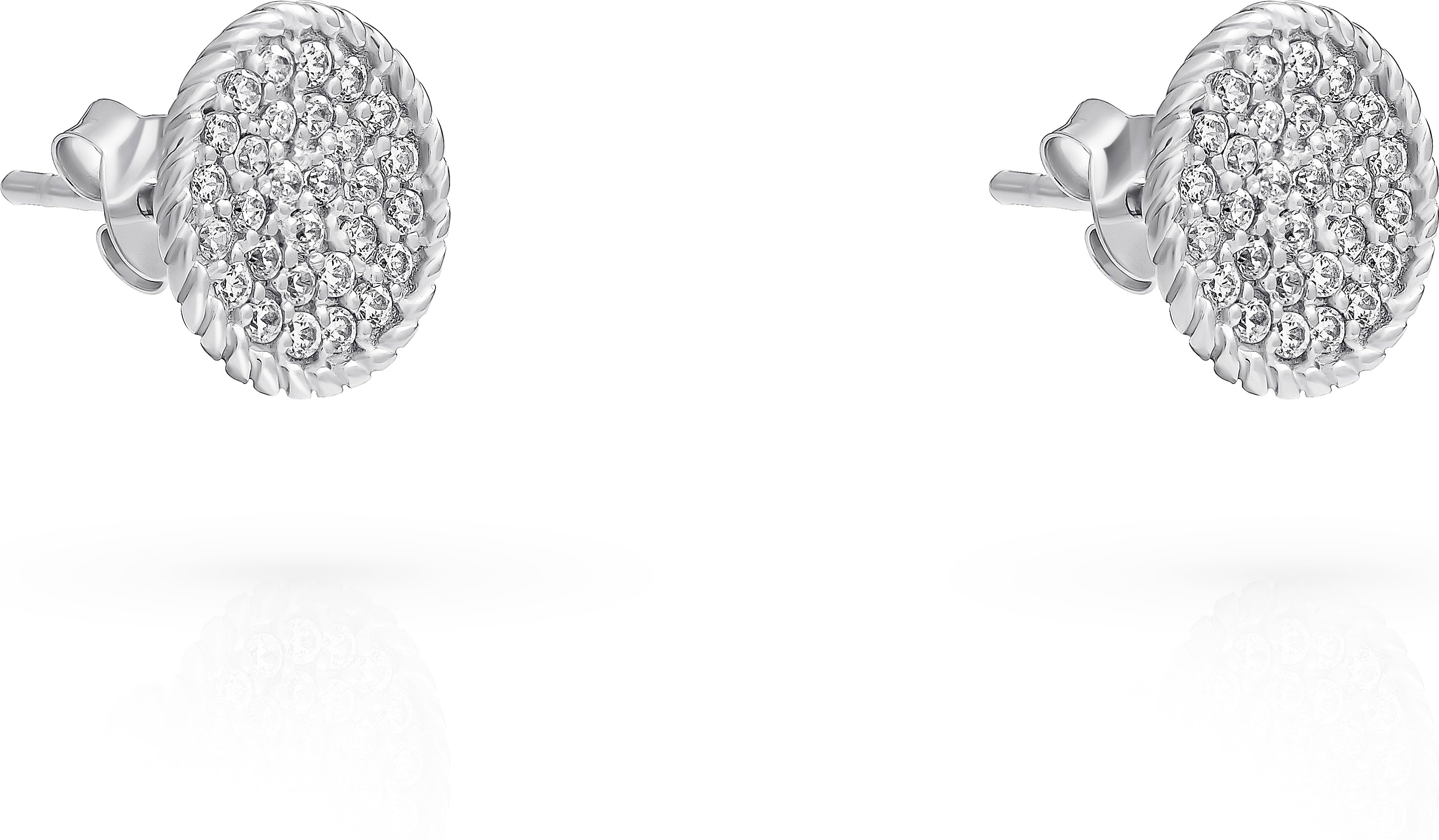 Orphelia 'Bella' Damen Ohrstecker aus 925er Sterling Silber - Silber ZO-7565