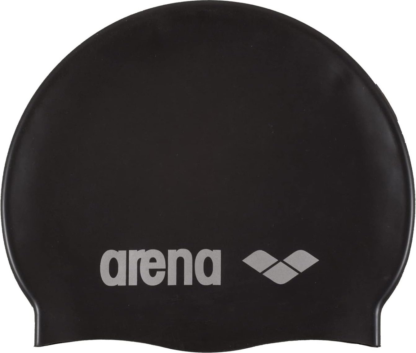 Arena - "Classic" Schwimmkappe für Herren/Damen Unisex (Schwarz/Silber)