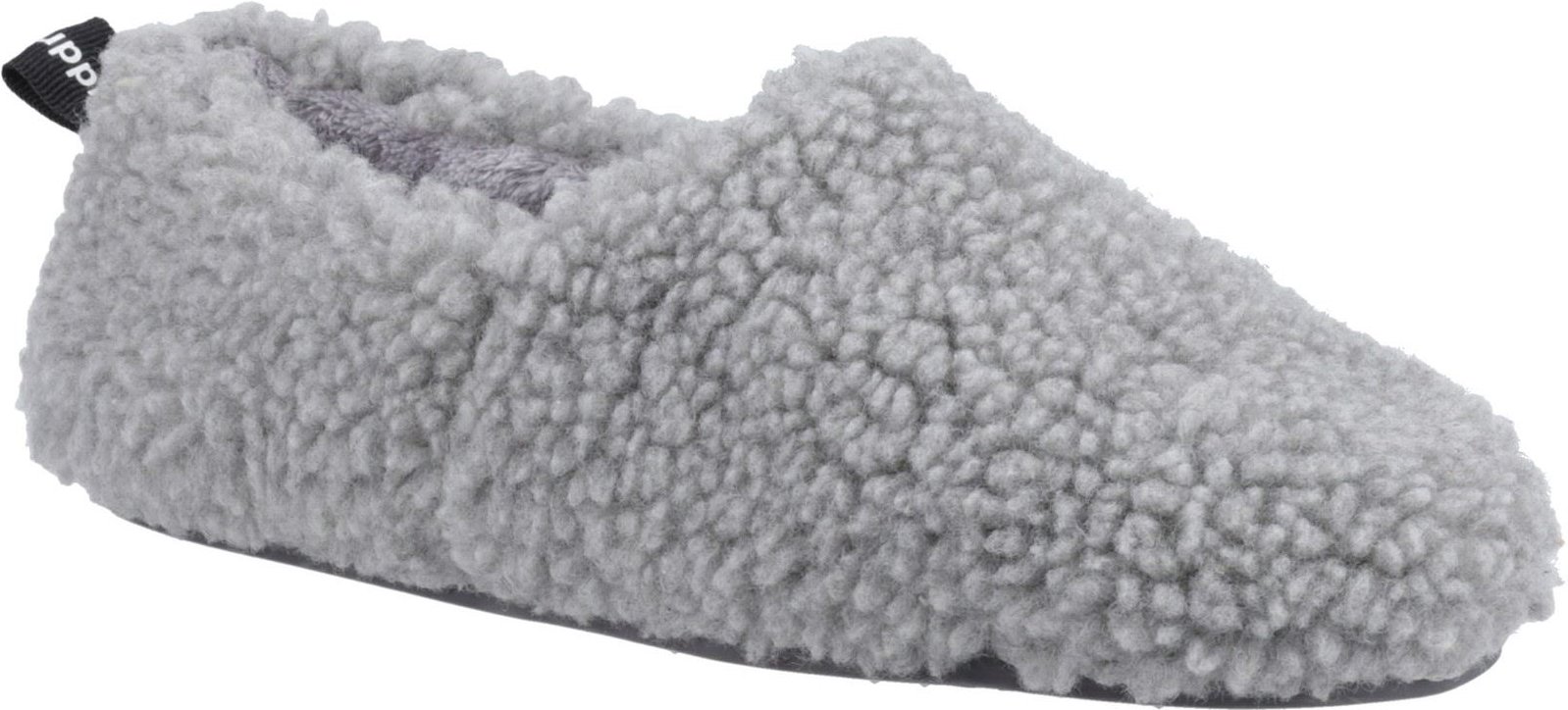 Thumbnail - Hush Puppies Emily Kunstfell Damen Grau Hausschuhe