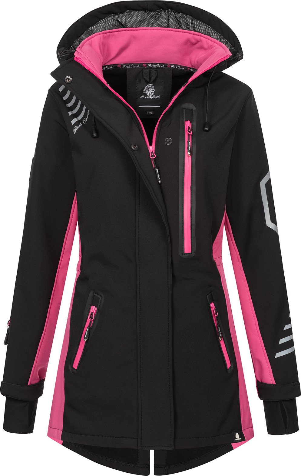 Thumbnail - Rock Creek Softshellmantel Pink