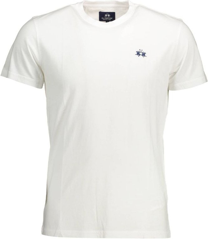 La Martina Bianco Baumwoll Herren T-Shirt