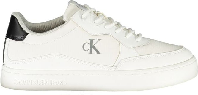Calvin Klein Weiße Polyester Herren Sneaker