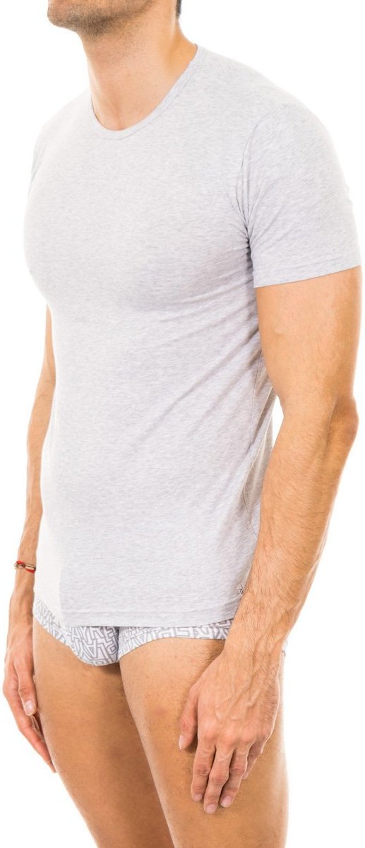 Kurzarm-T-Shirt mit Rundhalsausschnitt für Männer M389001