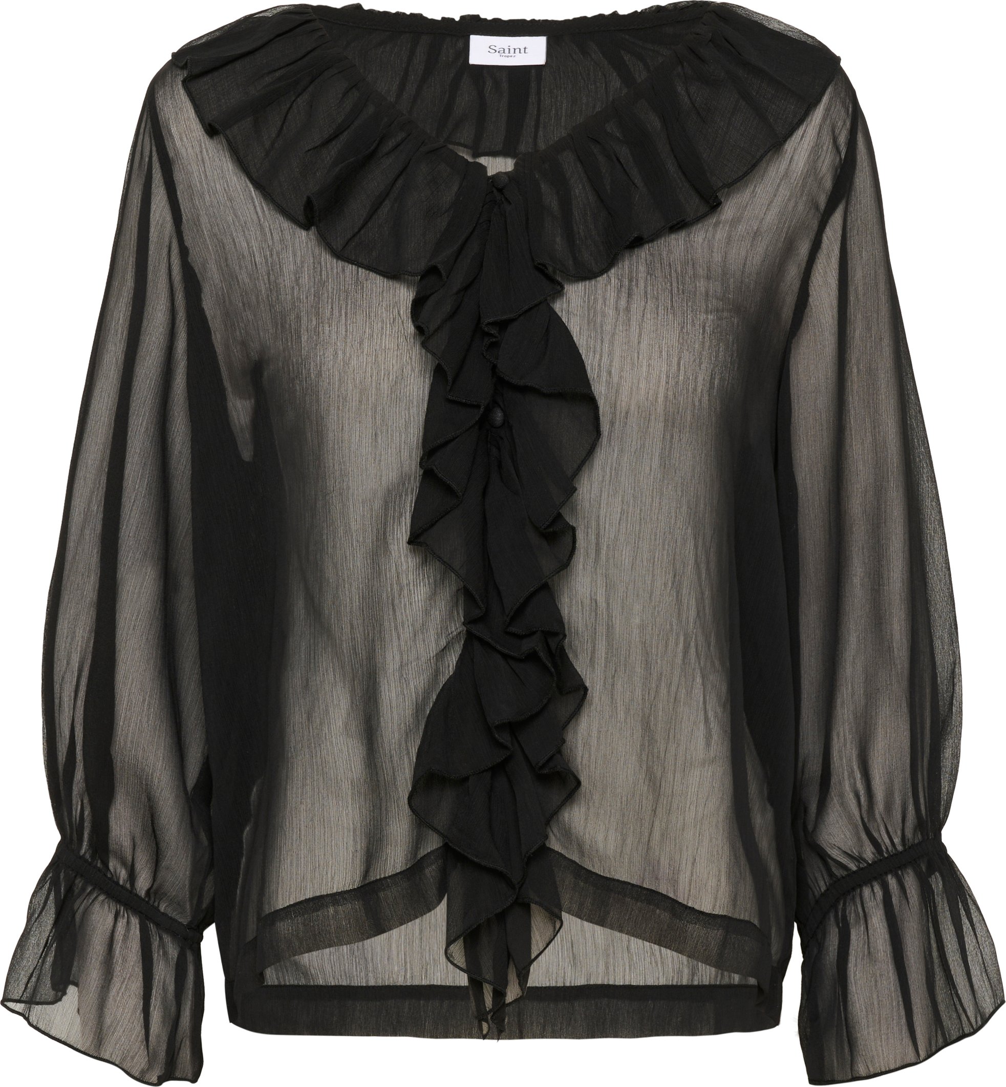 Langarm-Bluse NanetteSZ Langarm-Bluse Gerade Passform