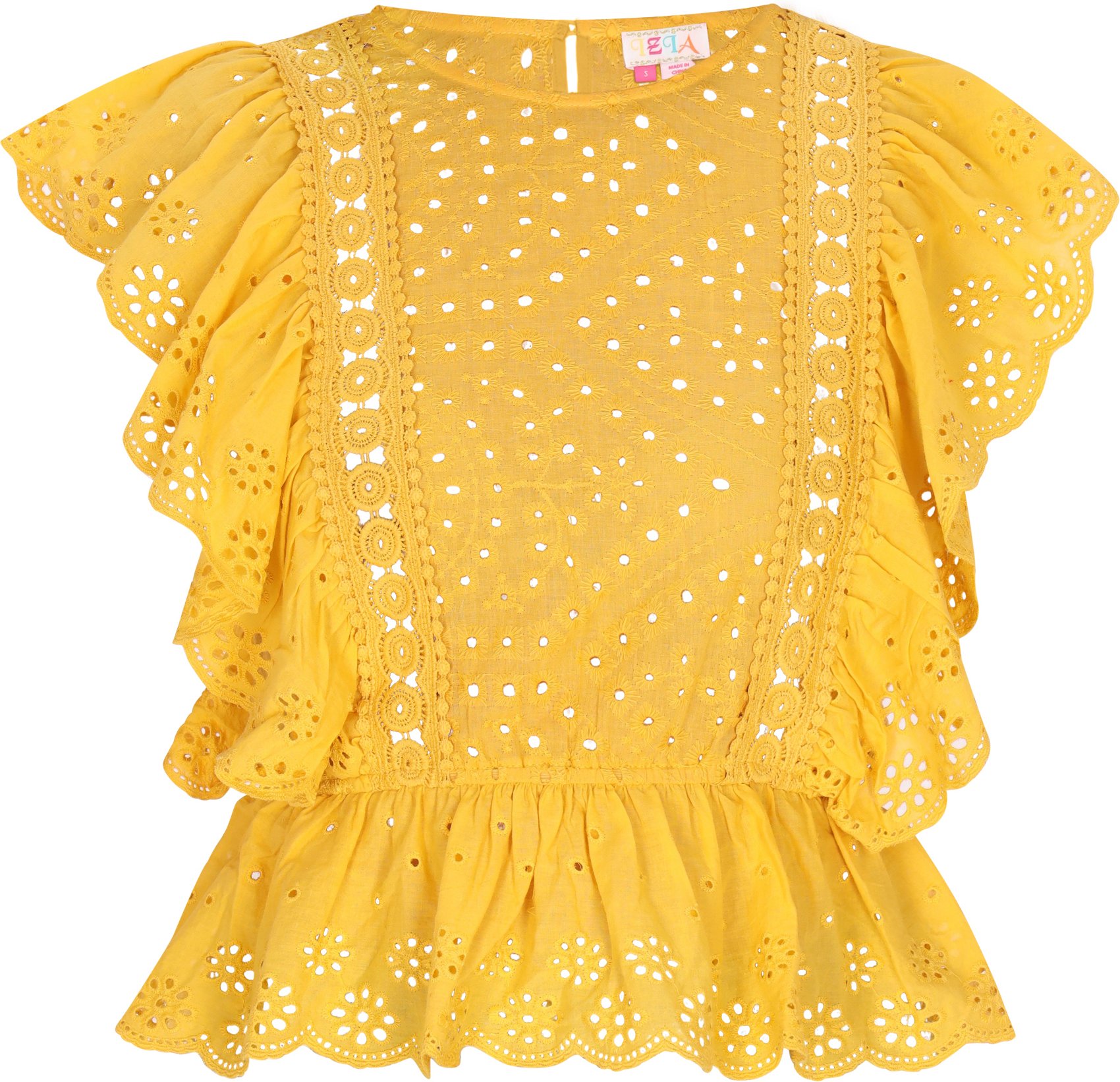 IZIA Bluse Damen gelb