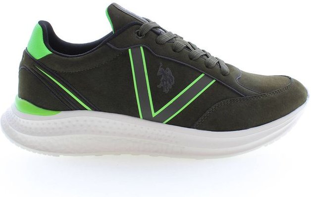 U.S. POLO ASSN. Grüner Polyester Herren Sneaker