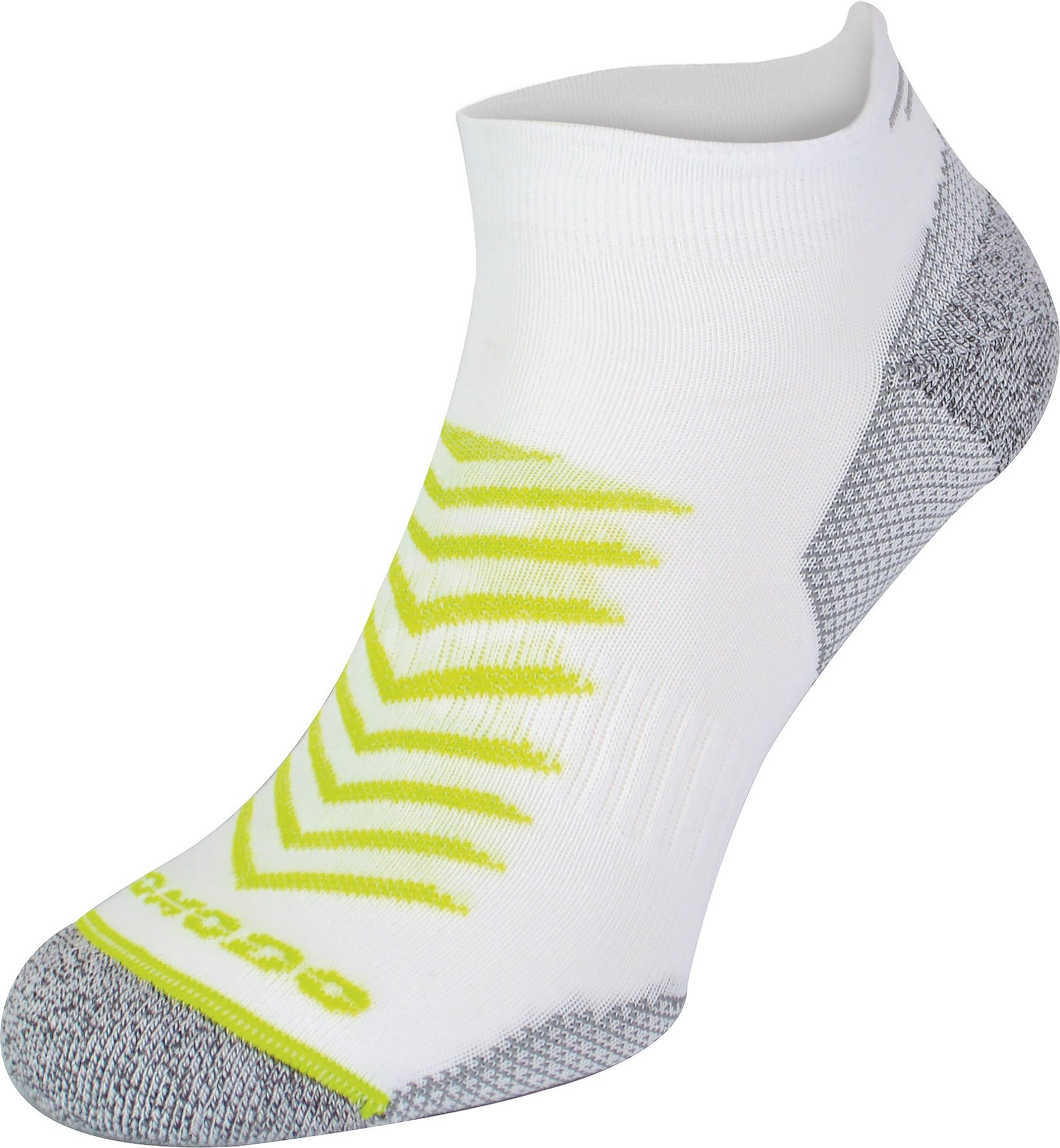 Thumbnail - Comodo - Hi Viz Running Socken | Leichte Anti-Blasen-Sport-Socken - Weiß-Limette
