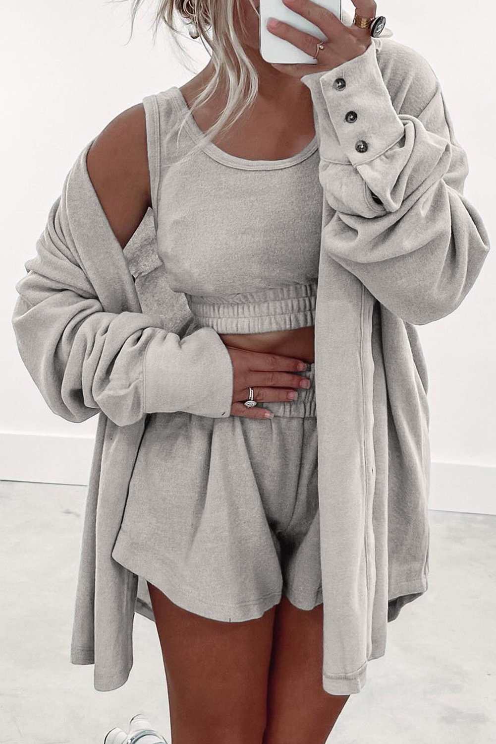 Gemütliches 3-teiliges Lounge-Set