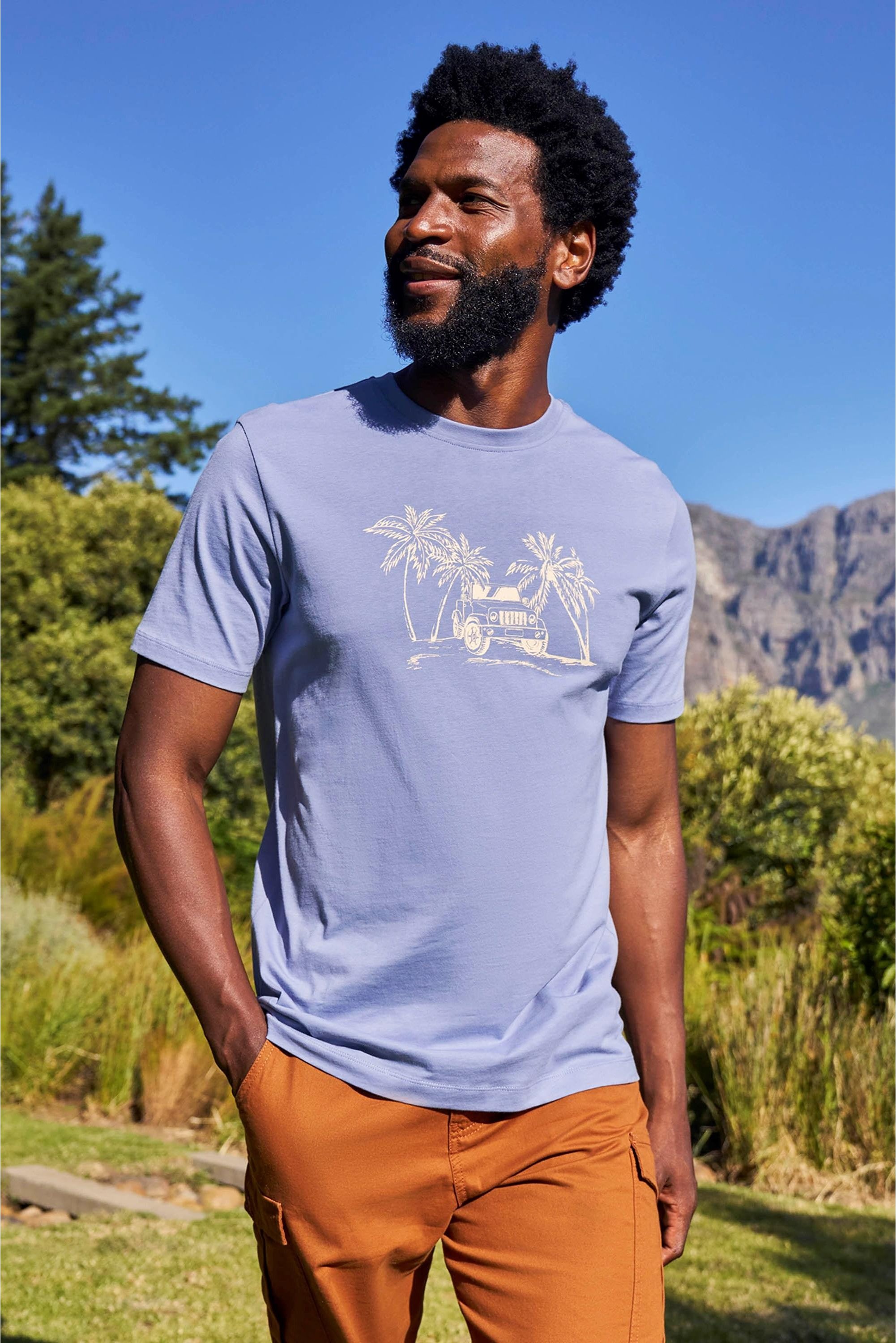 Mountain Warehouse - "Ocean Drive" T-Shirt für Herren (Blau)