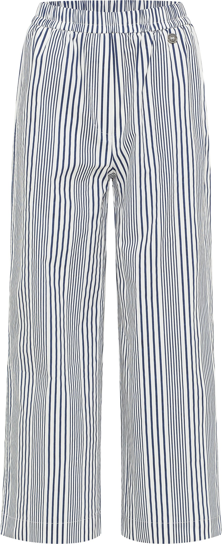 Dreimaster Culotte Damen Wollweiß/Marine