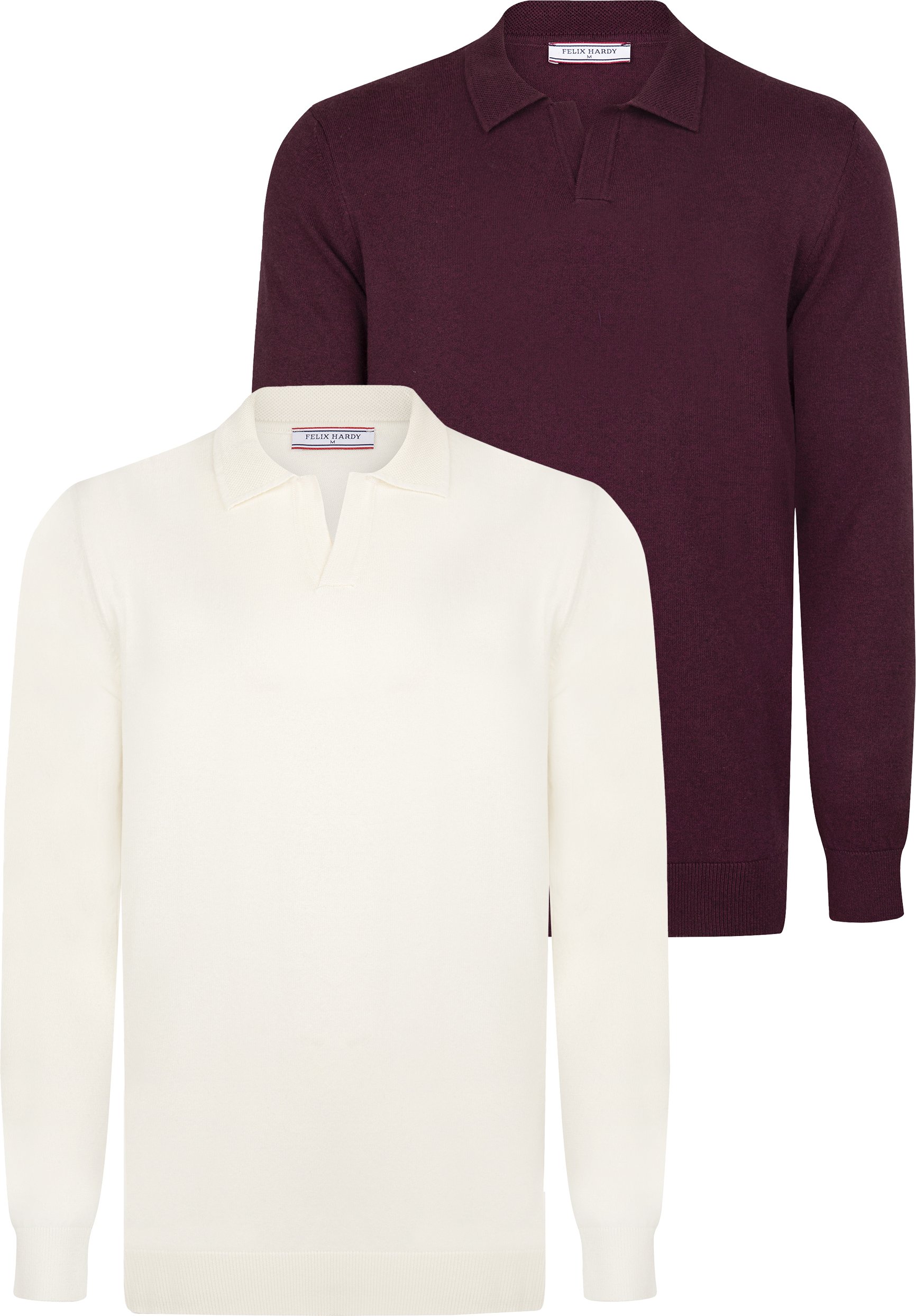 Pullover Pullover Mit Polo-Kragen 2Er-Pack