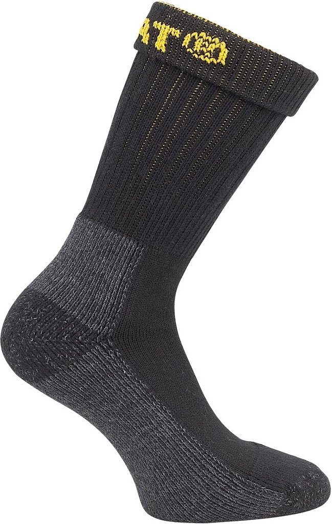Caterpillar Herren Arbeitssocken / Socken, 2 Paar (Schwarz)