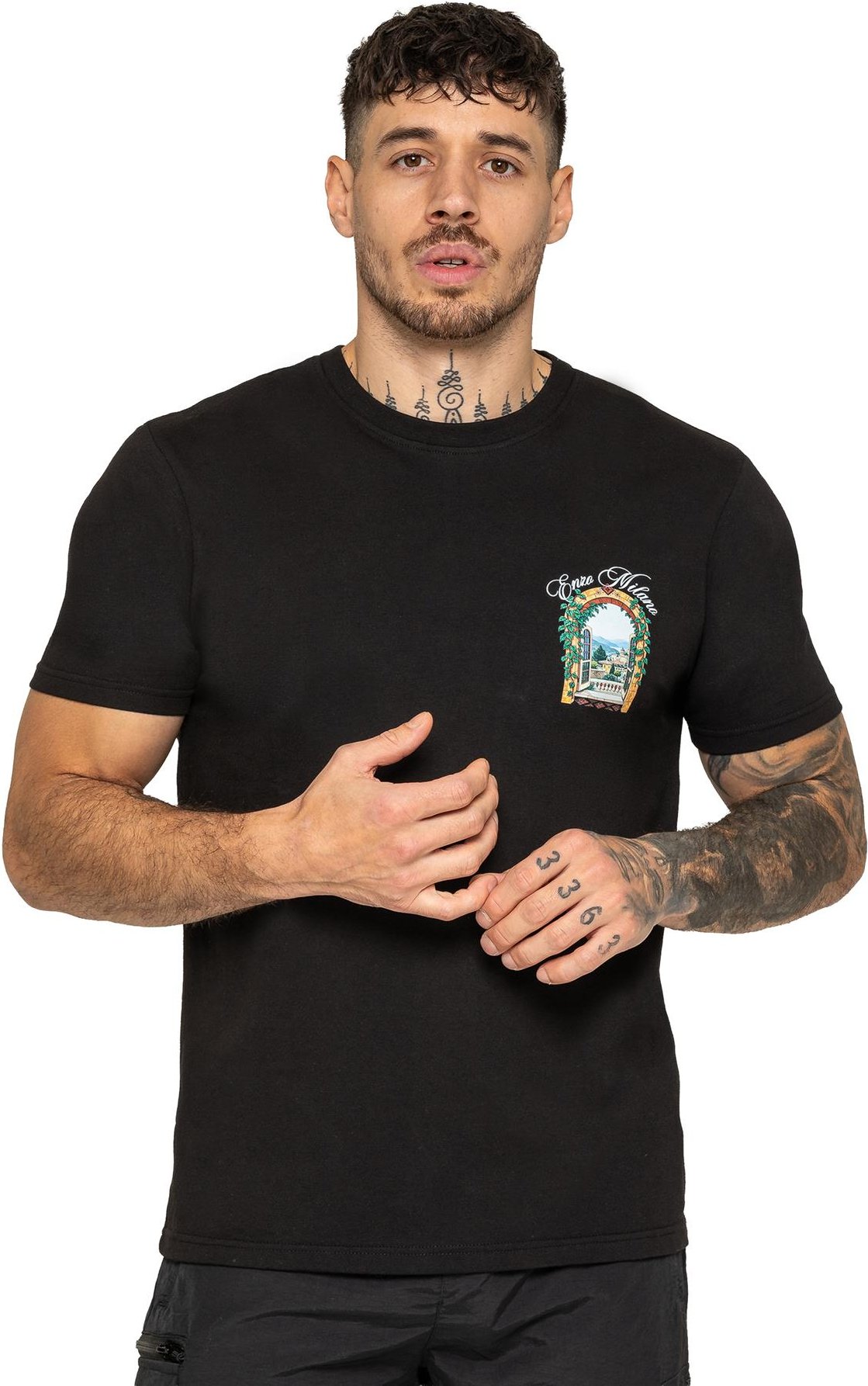 Enzo Milano | Herren Casa Grafikdruck T-Shirt
