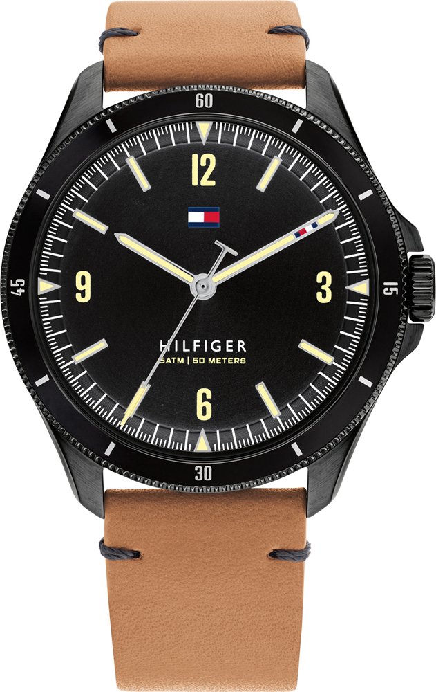 Tommy Hilfiger Maverick Herren Uhr Braun 1791906