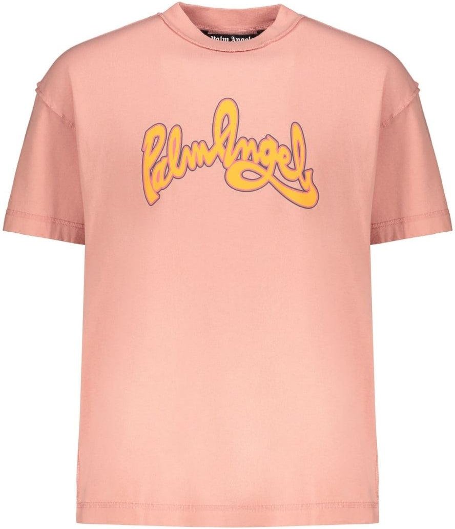 Palm Angels - "Seasonal" T-Shirt für Herren/Damen Unisex (Pink)