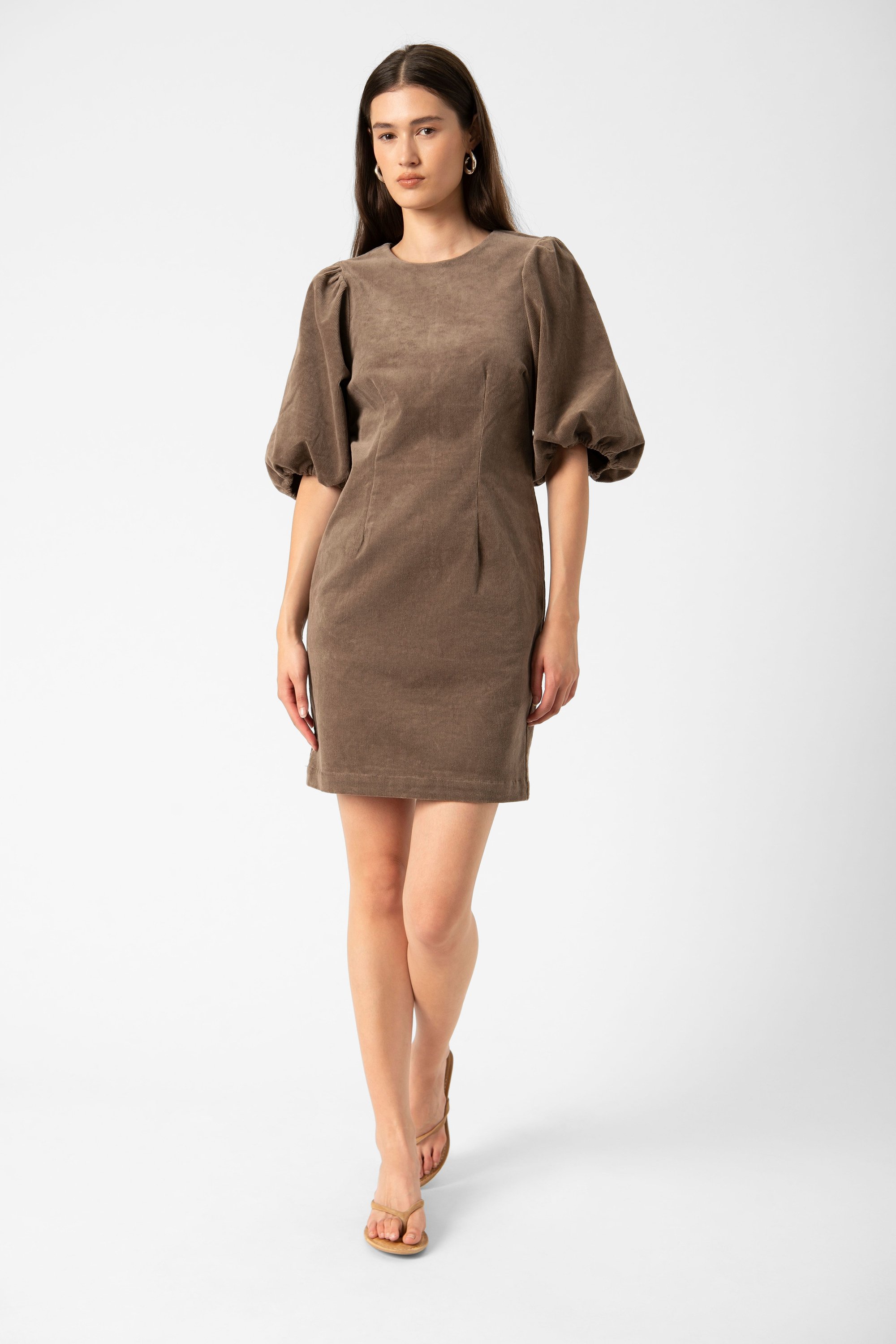 Kleid SLHelle Slim fit brown