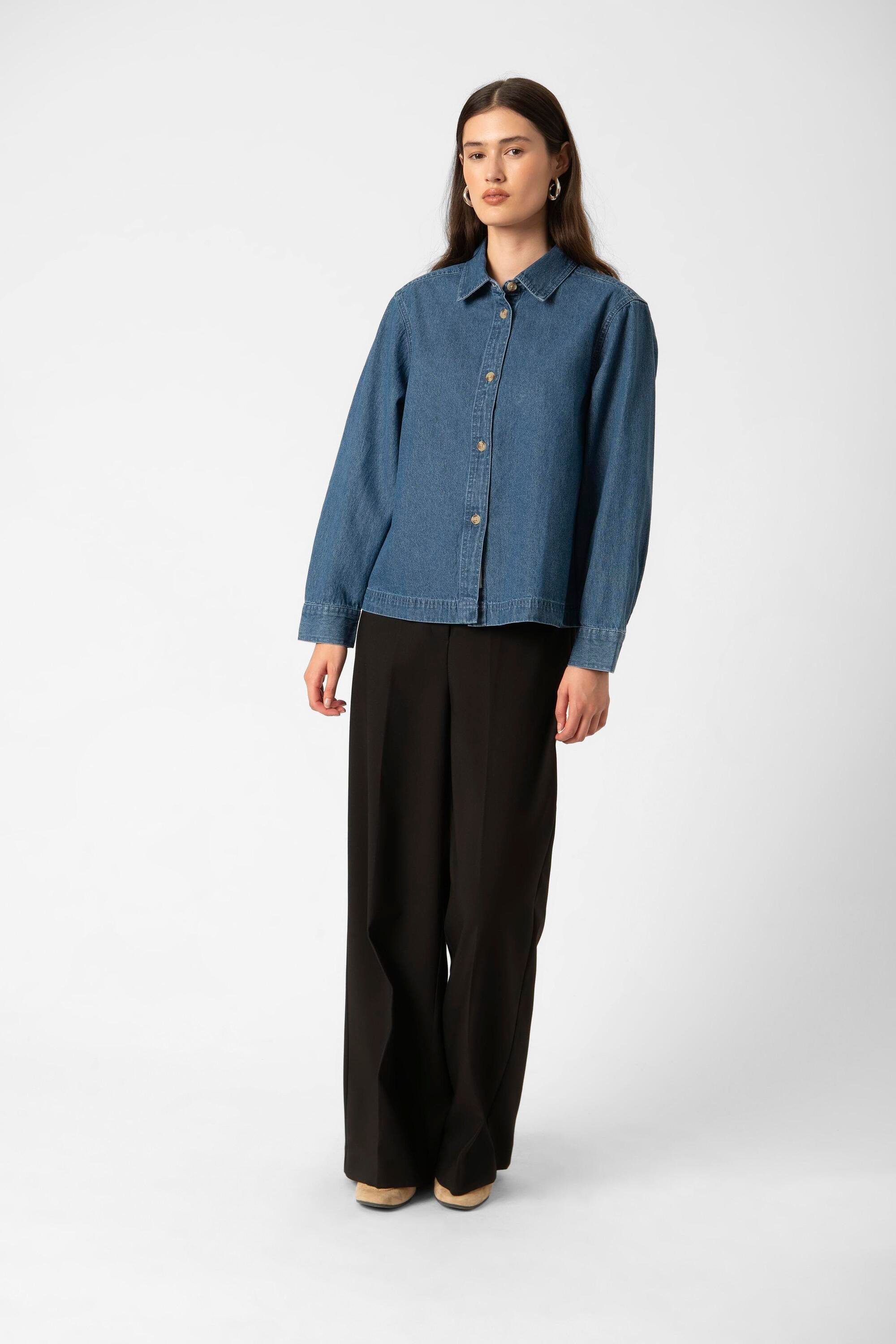 Jeanshemd SLDielle Lockere Passform medium blue