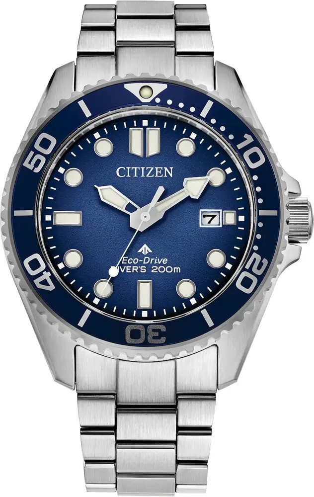 Citizen Promaster Dive Silber Herren Armbanduhr BN0260-54L