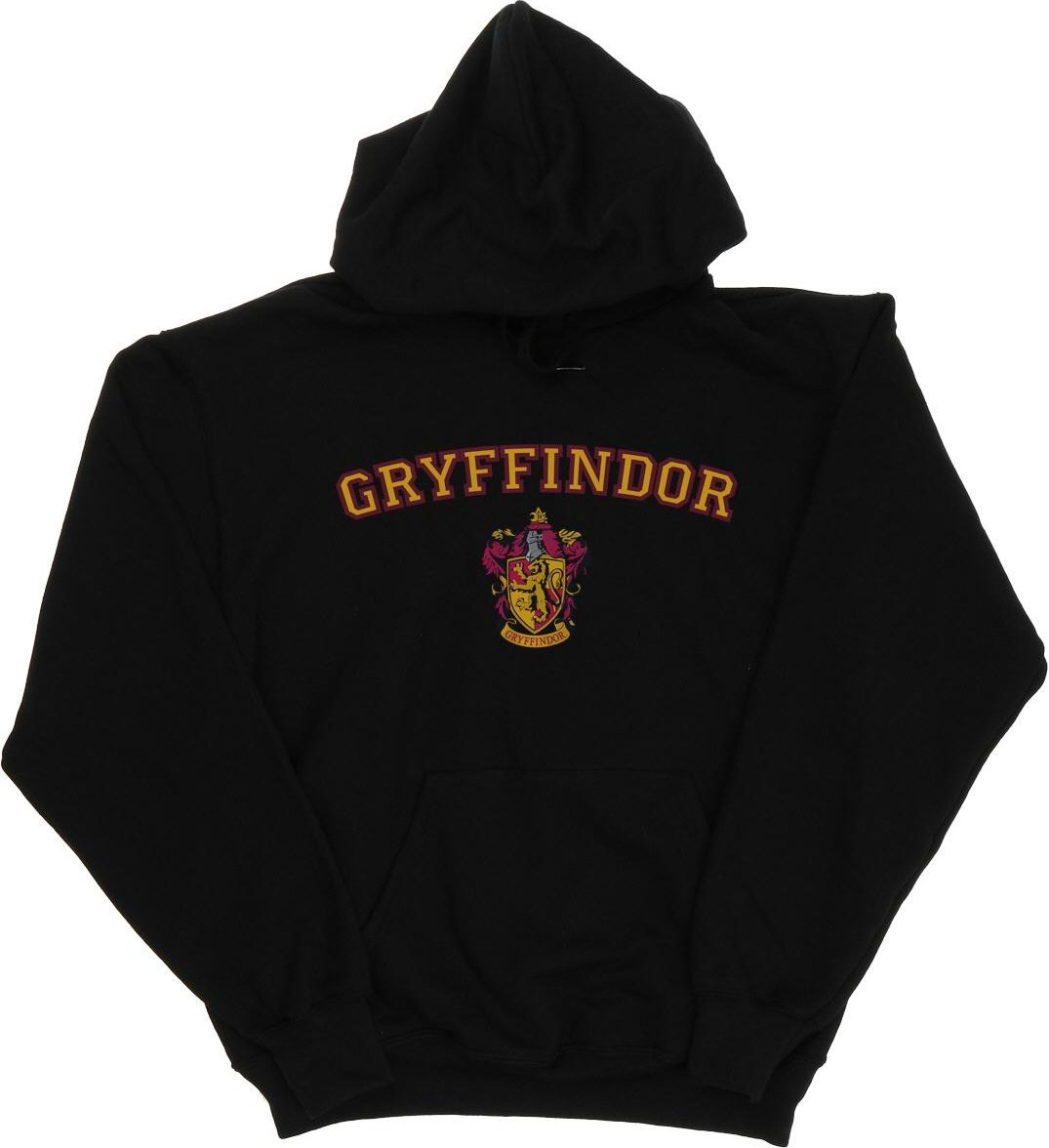 Harry Potter - "Gryffindor" Kapuzenpullover für Mädchen (Schwarz)