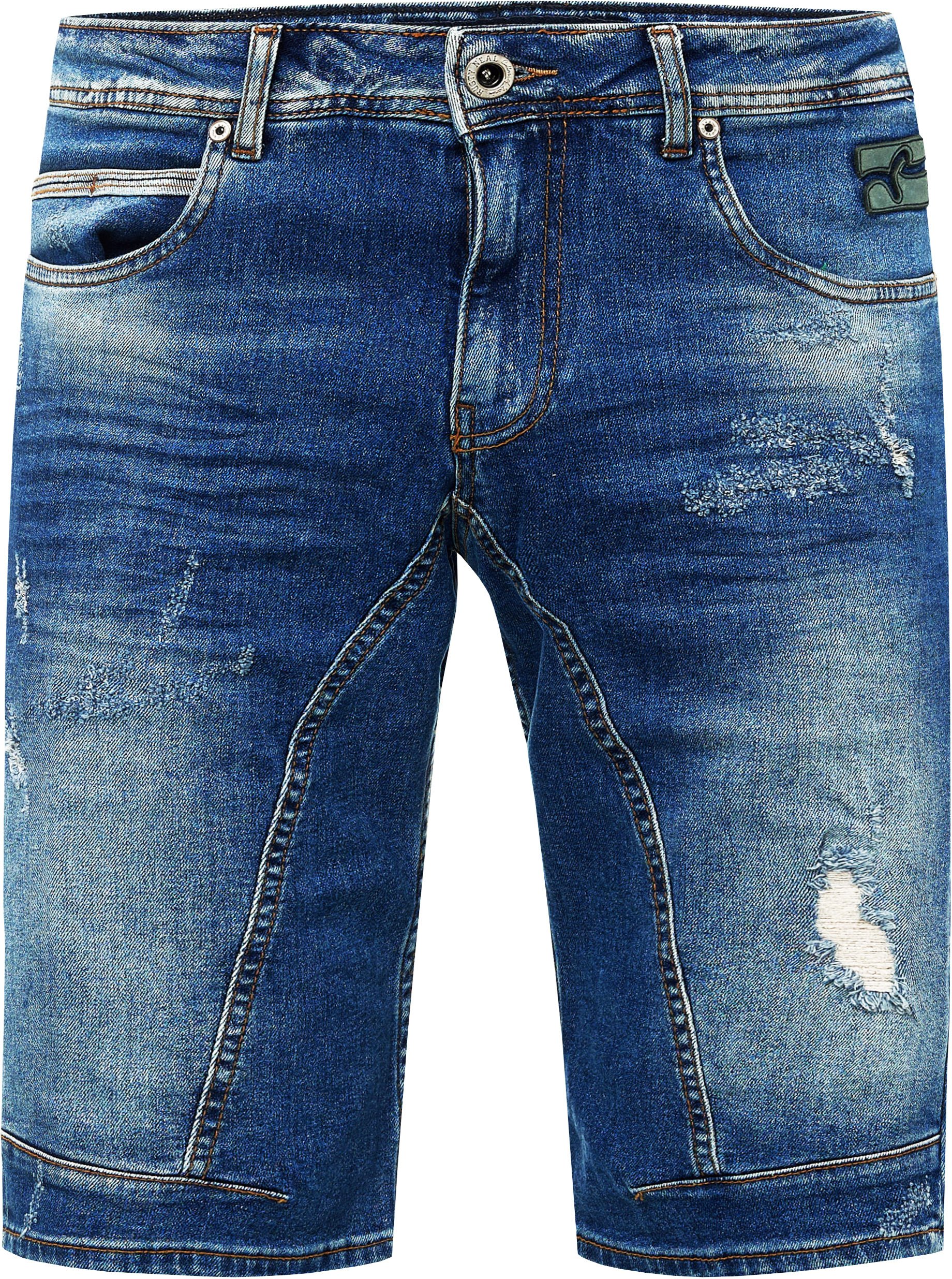 Slim Fit Jeans Shorts "YAMETO" Blue Used