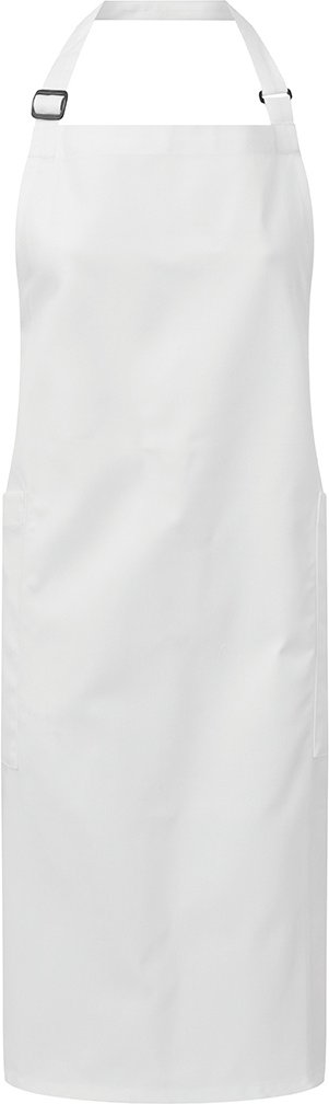 Premier Bio Fairtrade-zertifizierte Schürze aus recyceltem Material (weiß)