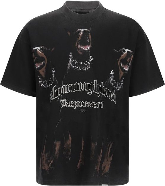 Lm4113 Vintage Schwarzes T-Shirt