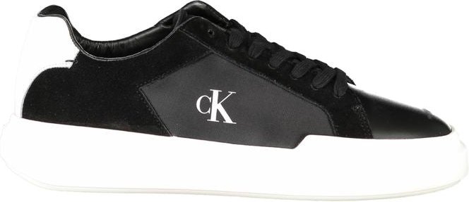 Calvin Klein Nero Leder Herren Sneaker