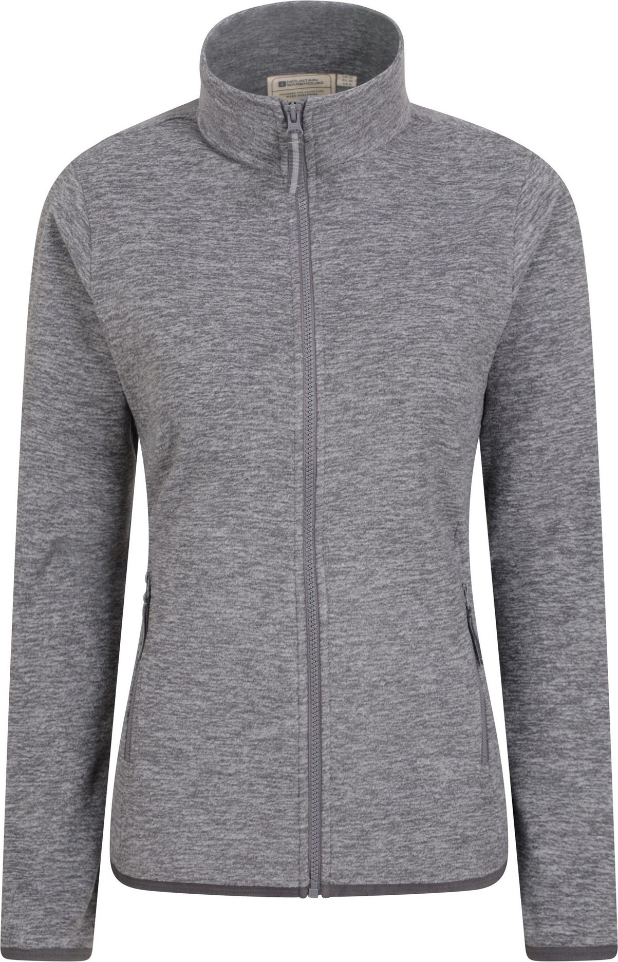 Mountain Warehouse Womens/Ladies Snowdon II Melange Full Zip Fleece Jacke (Grau)
