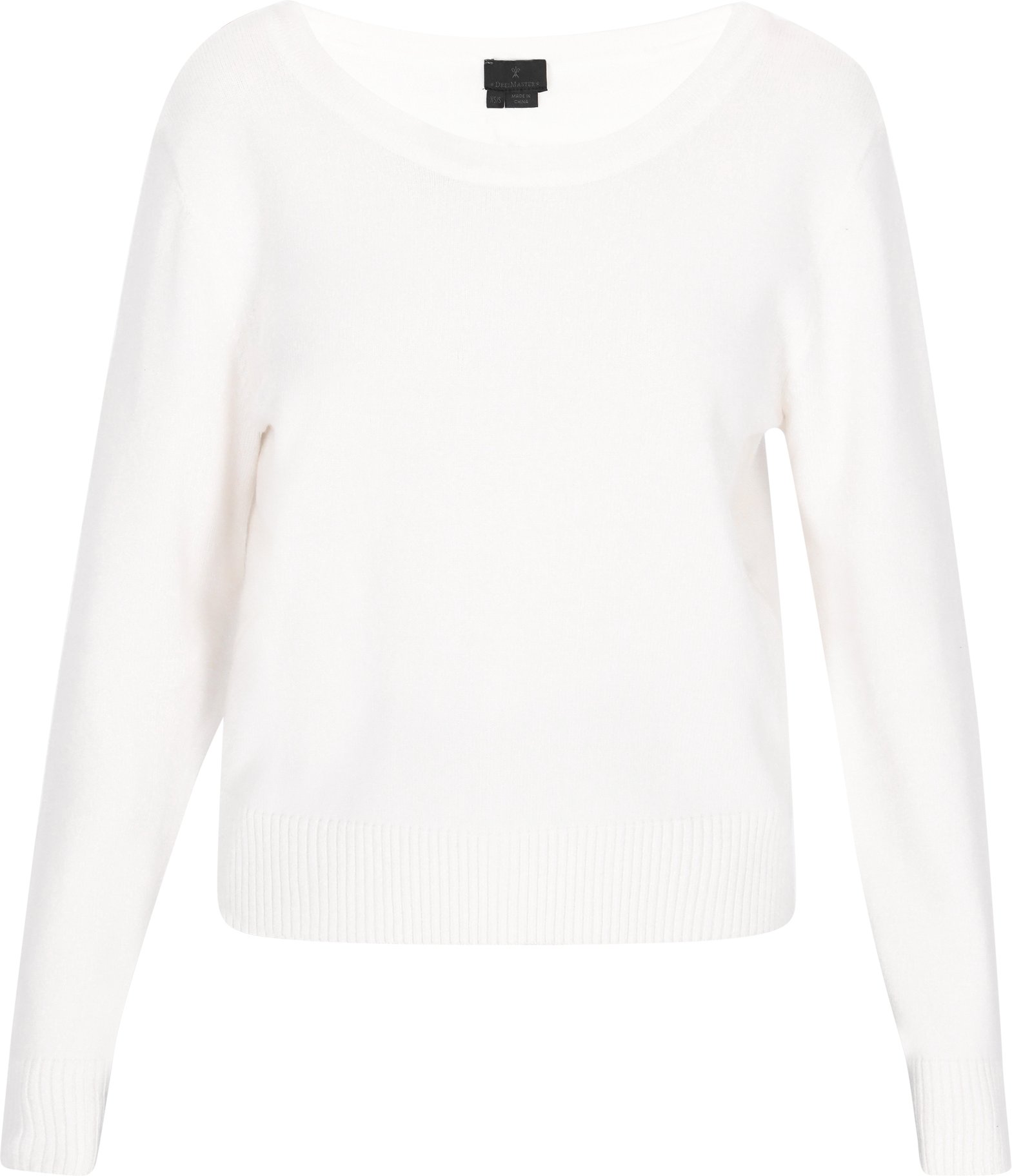 Thumbnail - Dreimaster Strickjacke Frauen cremefarben