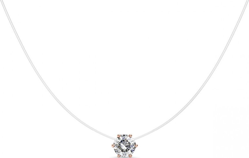 Tränen der Meerjungfrau Halskette - Rose Gold und Kristall