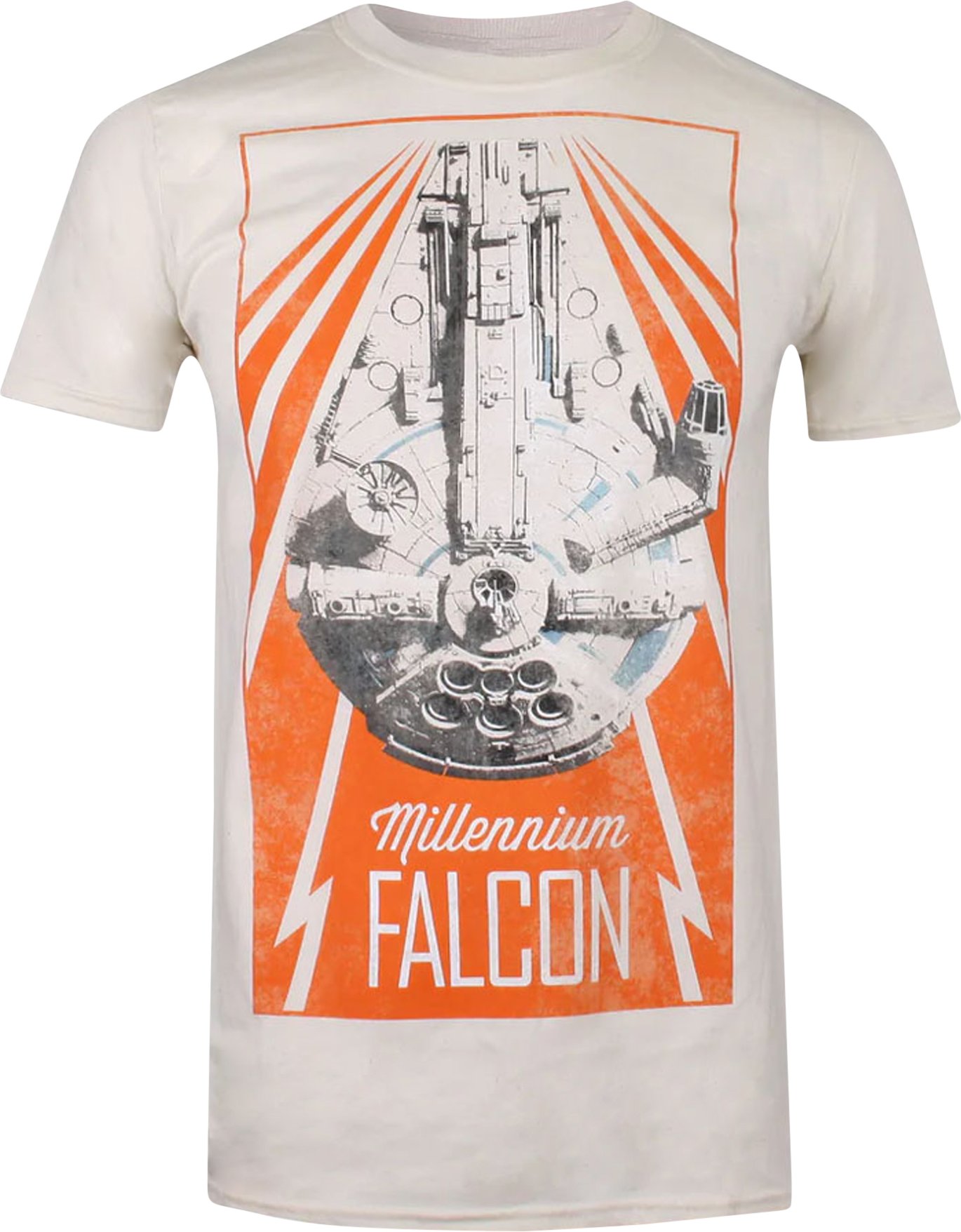 Star Wars - T-shirt MILLENNIUM FALCON - Homme (Beige pâle)
