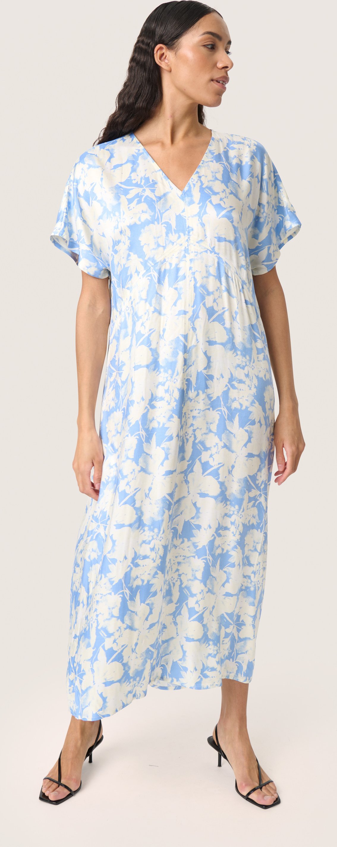 Thumbnail - Kleid Gerade Passform Vista Blue Floral Print blue multi
