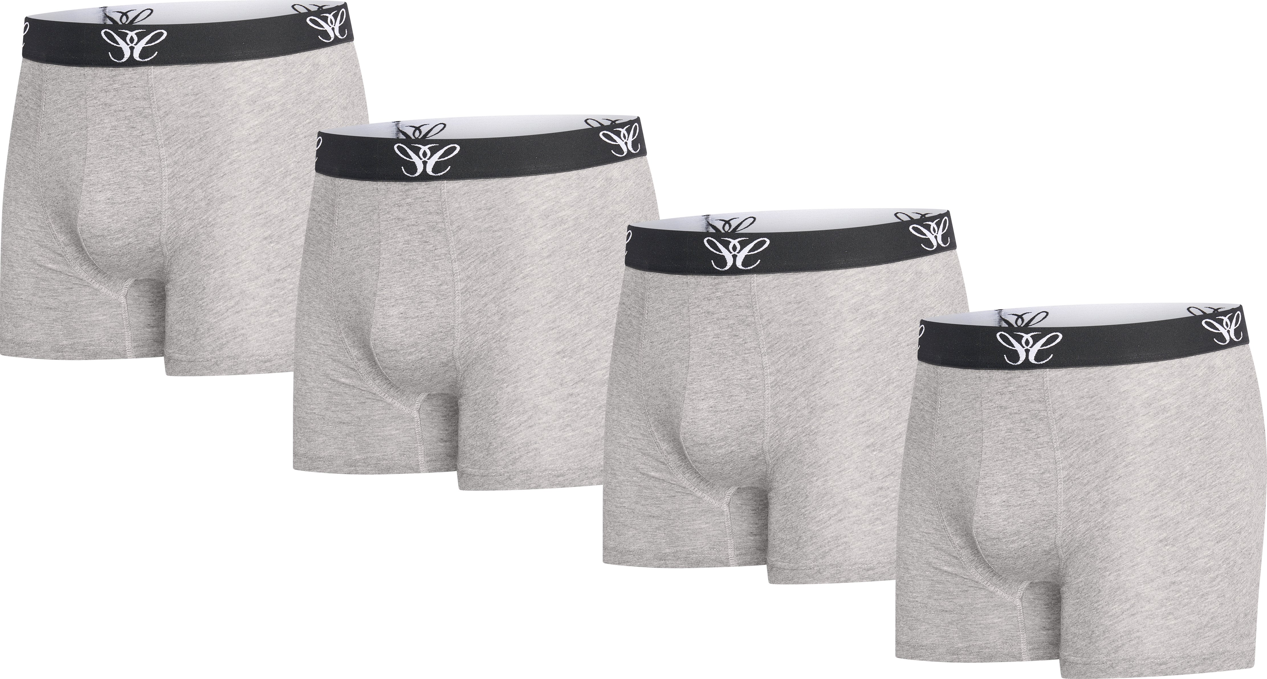 4-Pack Boxers von Cappuccino Italia in der farbe Grau.