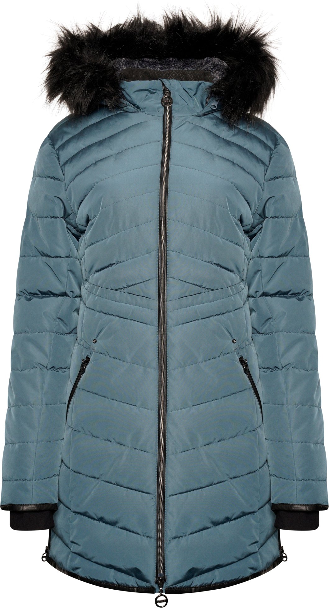 Dare 2B Womens/Ladies Striking III Long Length Padded Jacket (Orion Grey/Orion)