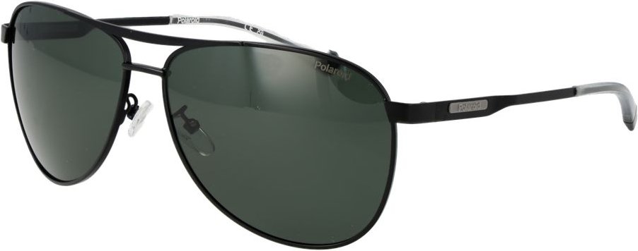Schwarze Edelstahl-Sonnenbrille