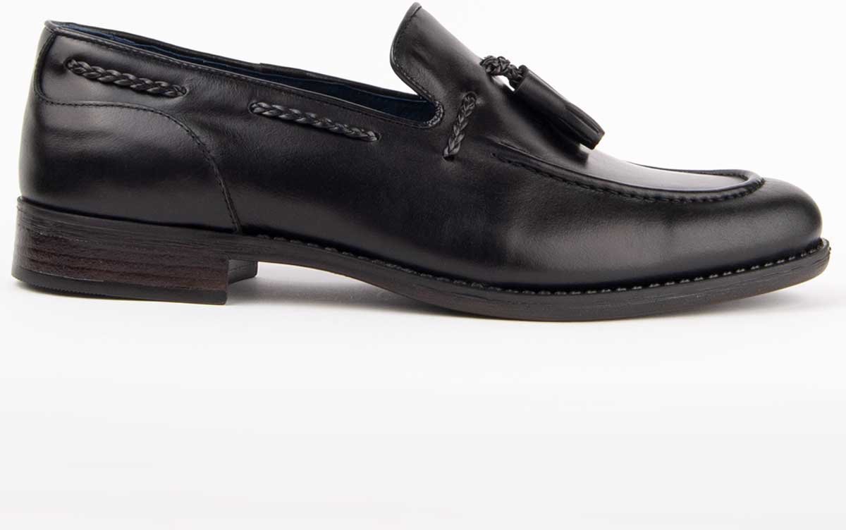 Purapiel Mokassin Moretto3 Schwarz