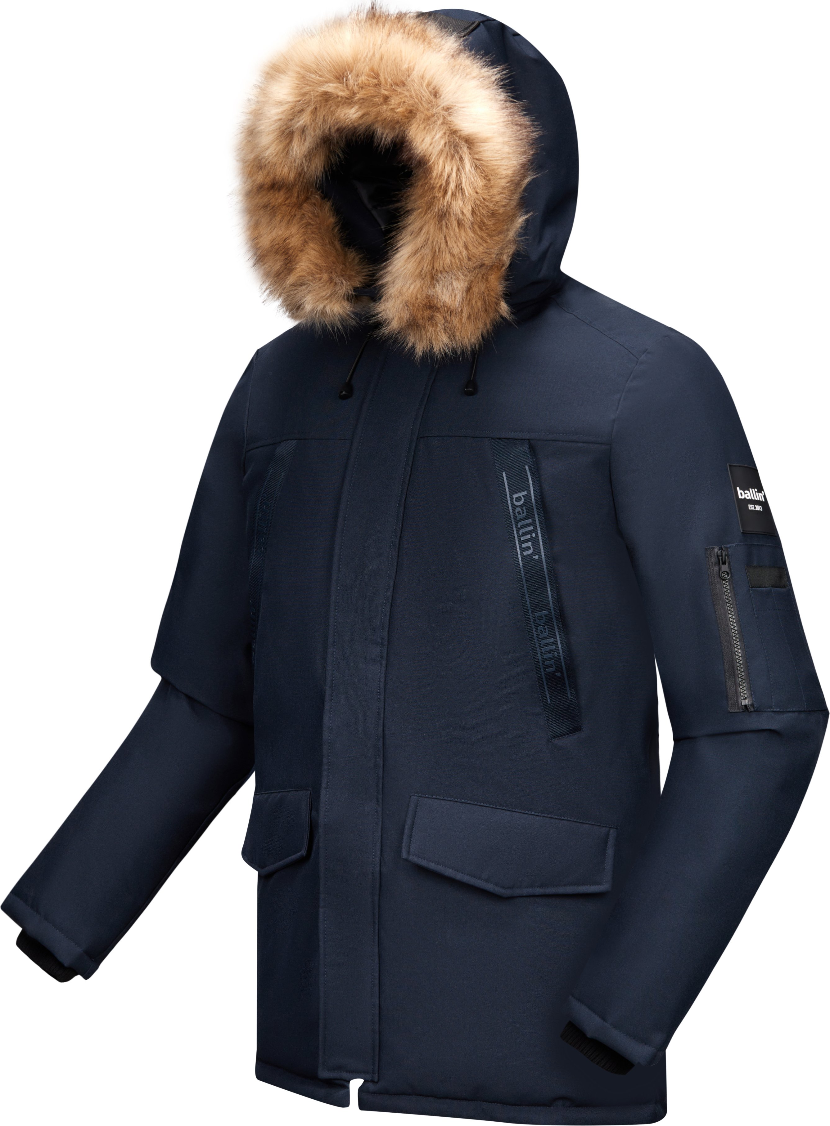 Parka Philipp von Ballin Est. 2013 in der farbe Blau und in größe L.