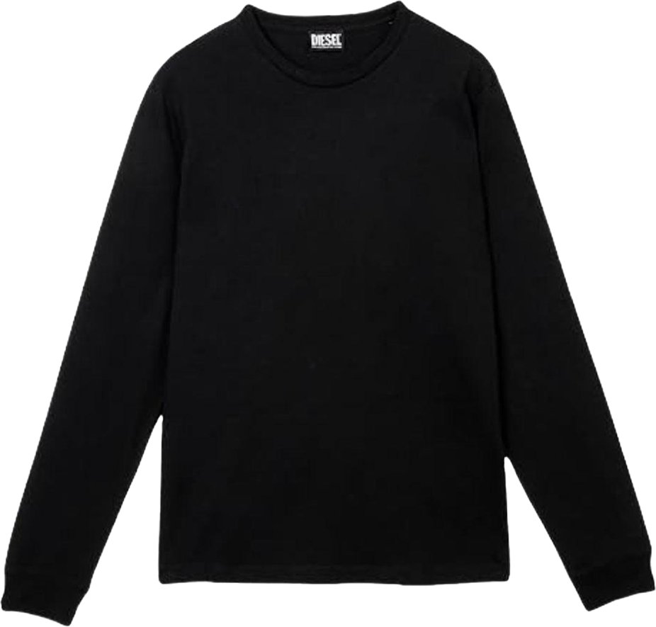 Diesel Unisex Erwachsene T-Diego Langarm-T-Shirt (Schwarz)