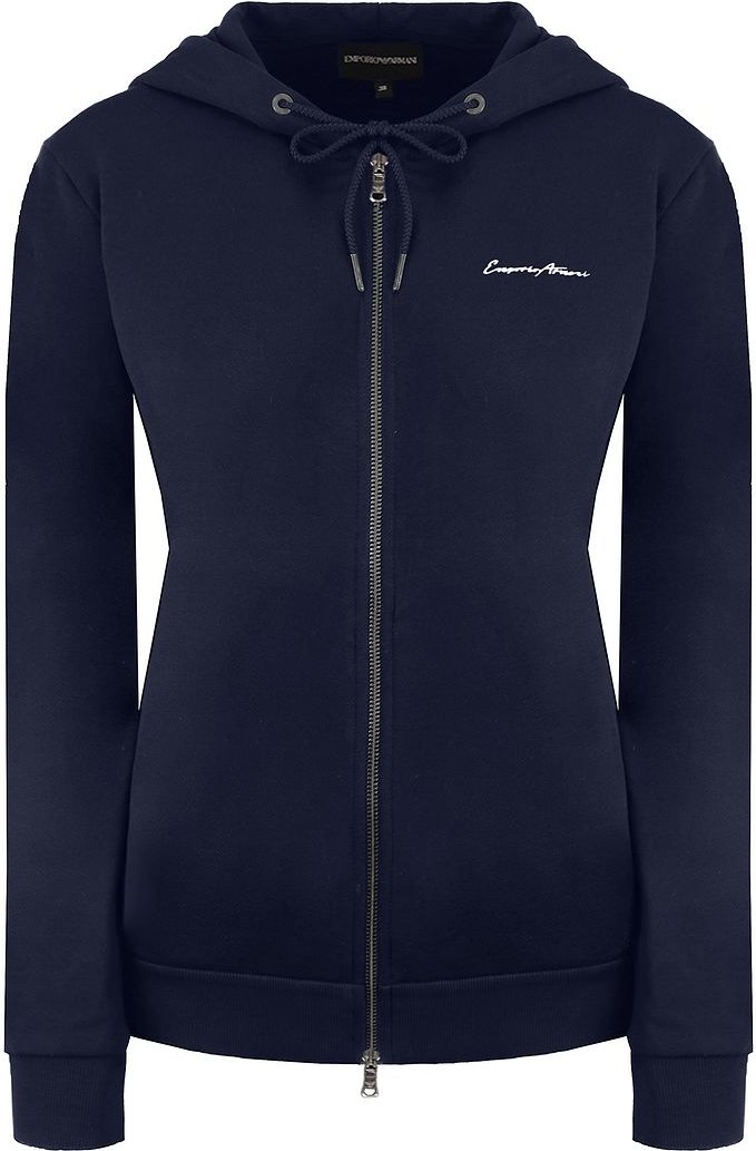 Emporio Armani Womens Navy Track Jacke