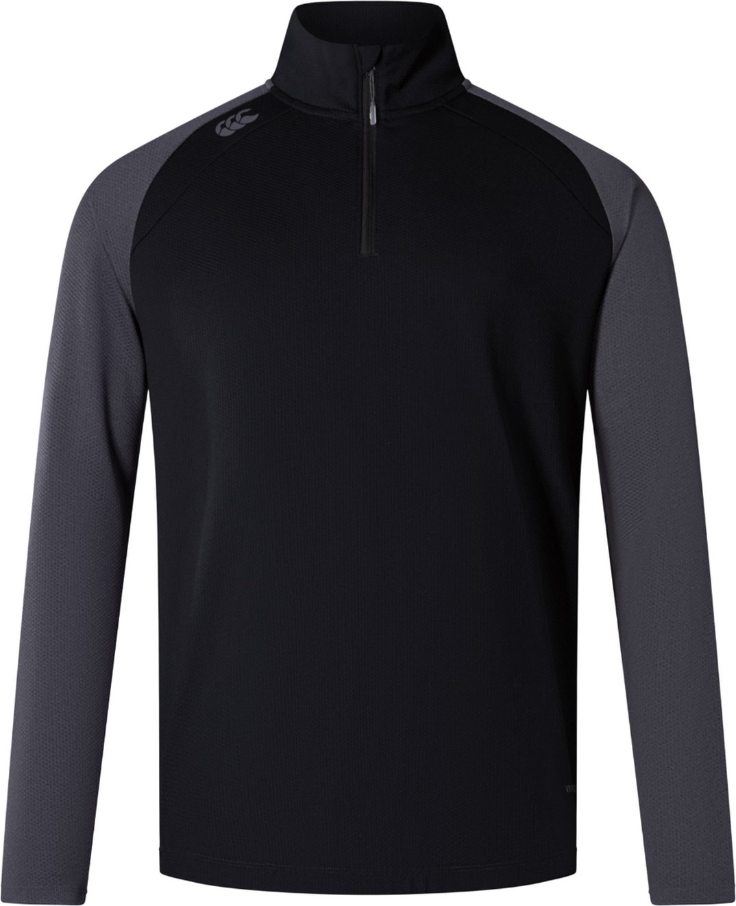 Canterbury - "Elite" Base Layer Oberteil für Herren (Schwarz/Magnet (Farbe) meliert)