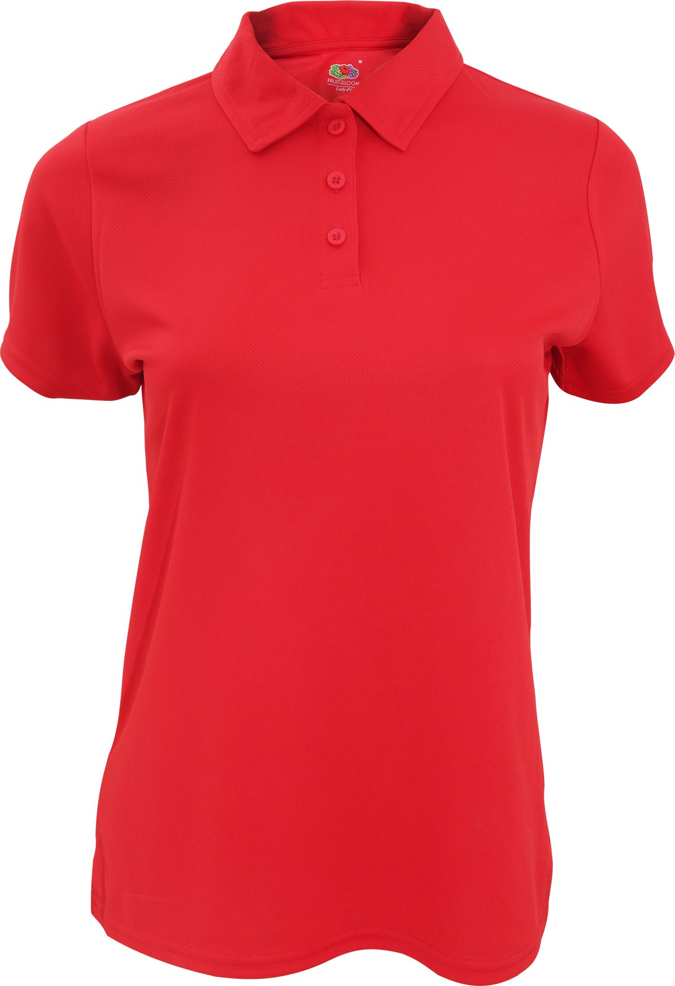 Fruit Of The Loom - Sport-Poloshirt - Damen (Rot)