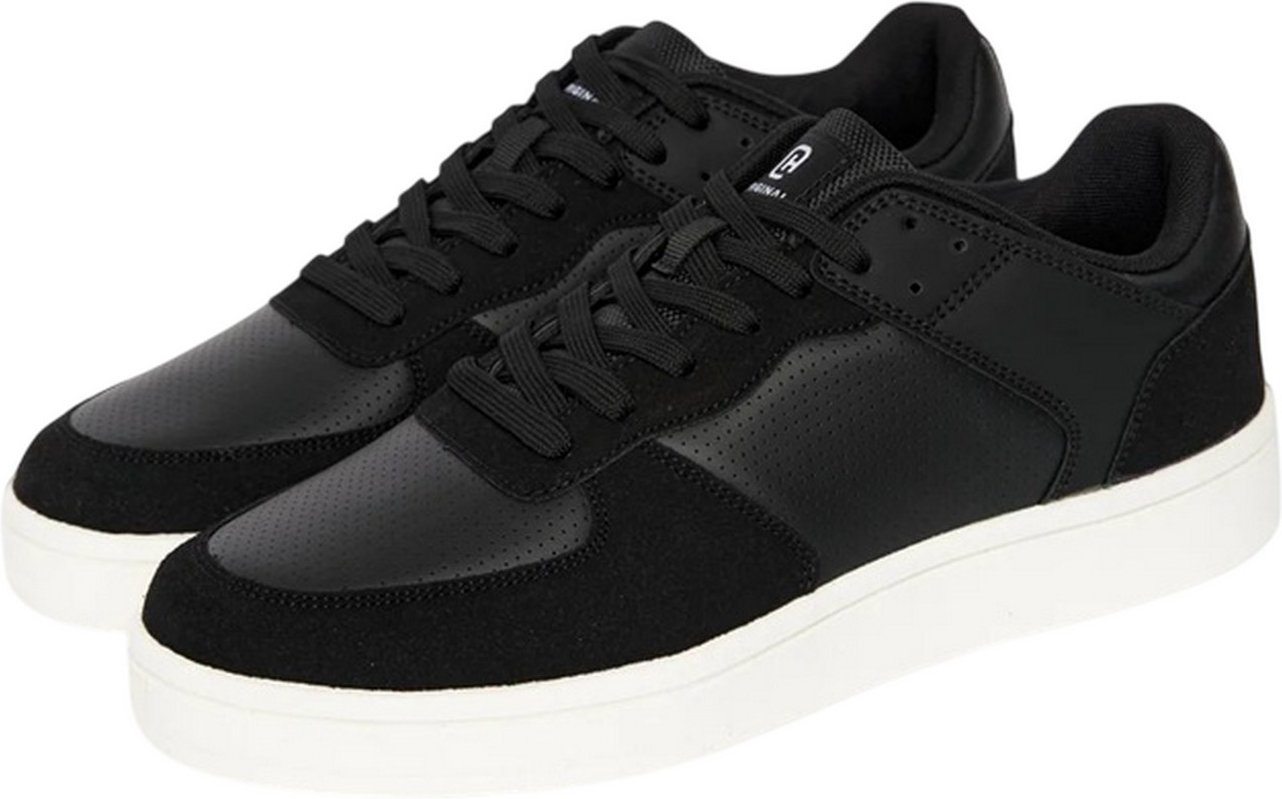 Crosshatch - "Avelino V2" Sneaker für Herren, Wildleder (Schwarz/Weiß)