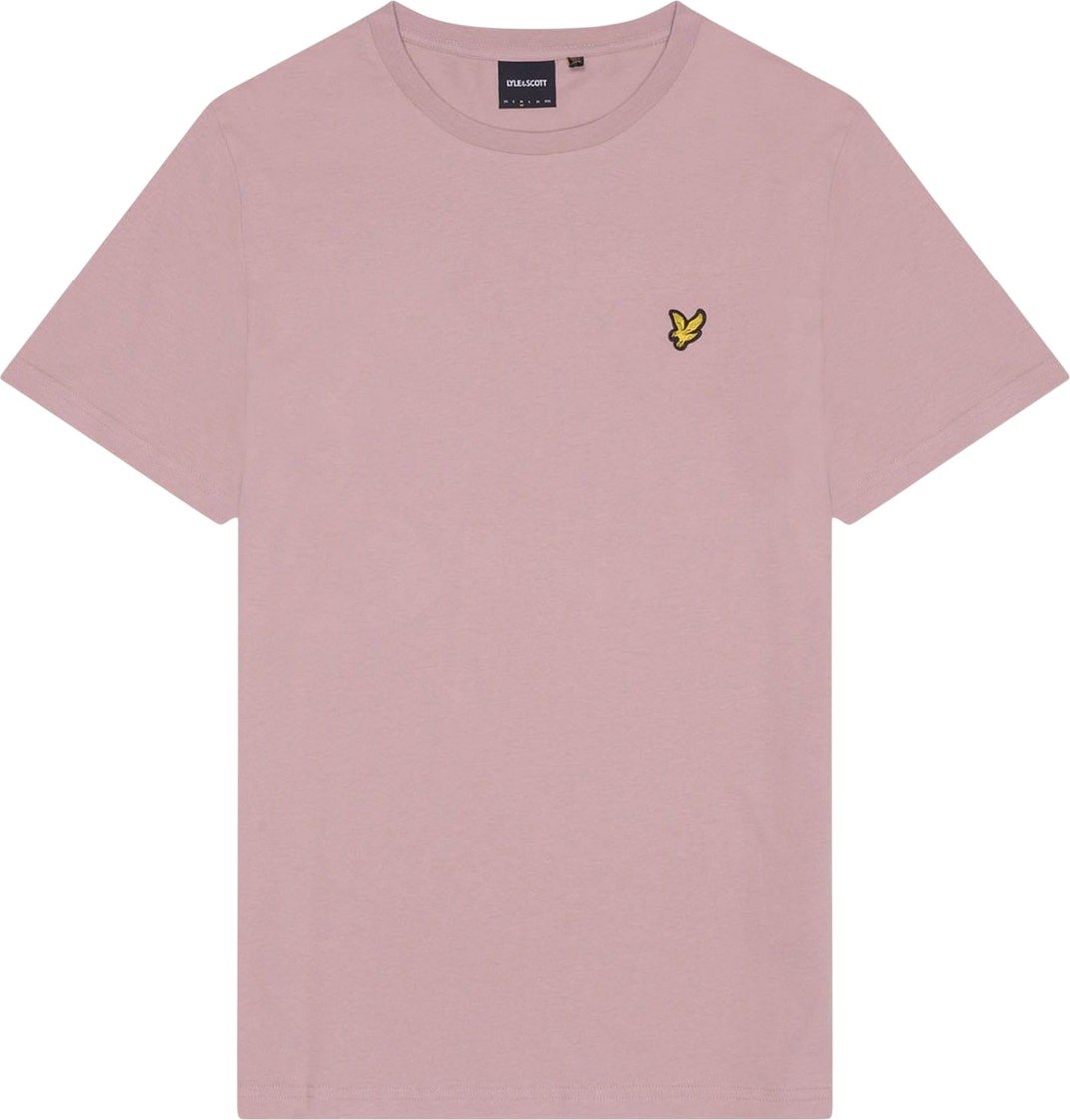 Lyle & Scott - T-Shirt Rundhalsausschnitt Unifarben für Herren (Hellrosa)