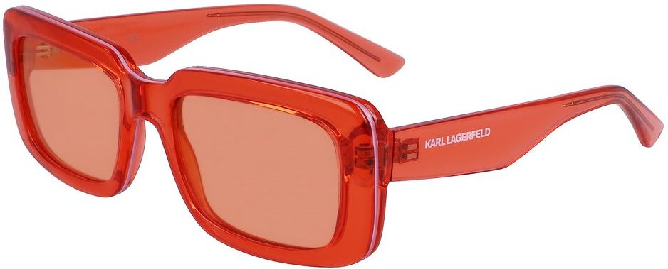 Karl Lagerfeld Orange Injected Sonnenbrille