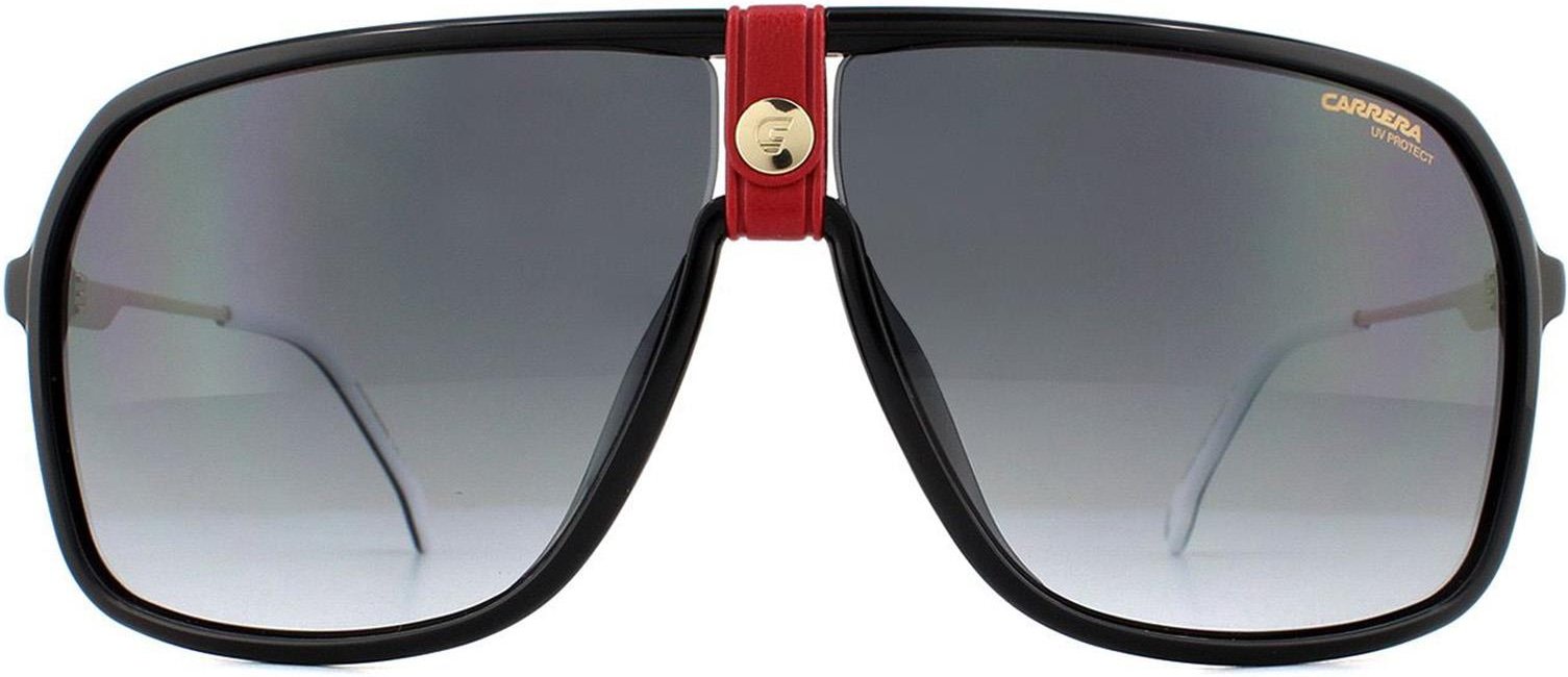 Carrera Aviator Herren Gold Rot Dunkel Grau Gradient Sonnenbrille