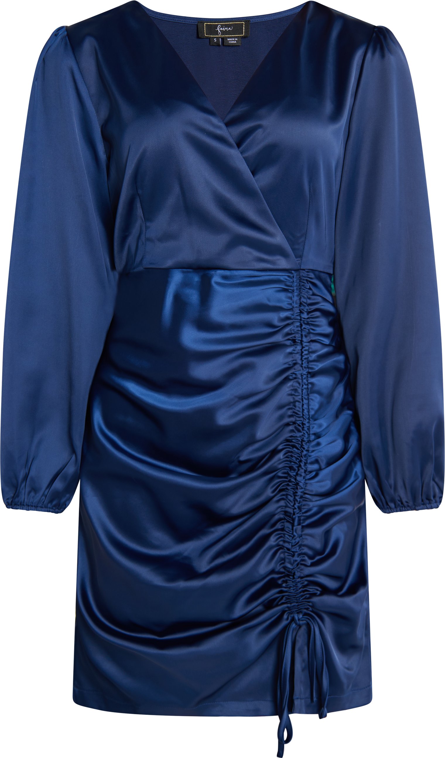 Faina Minikleid aus Satin Damen Marine