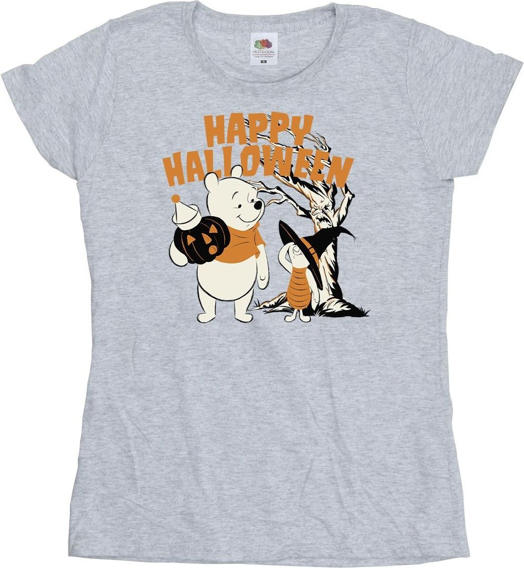 Disney - "Happy Halloween" T-Shirt für Damen (Grau)