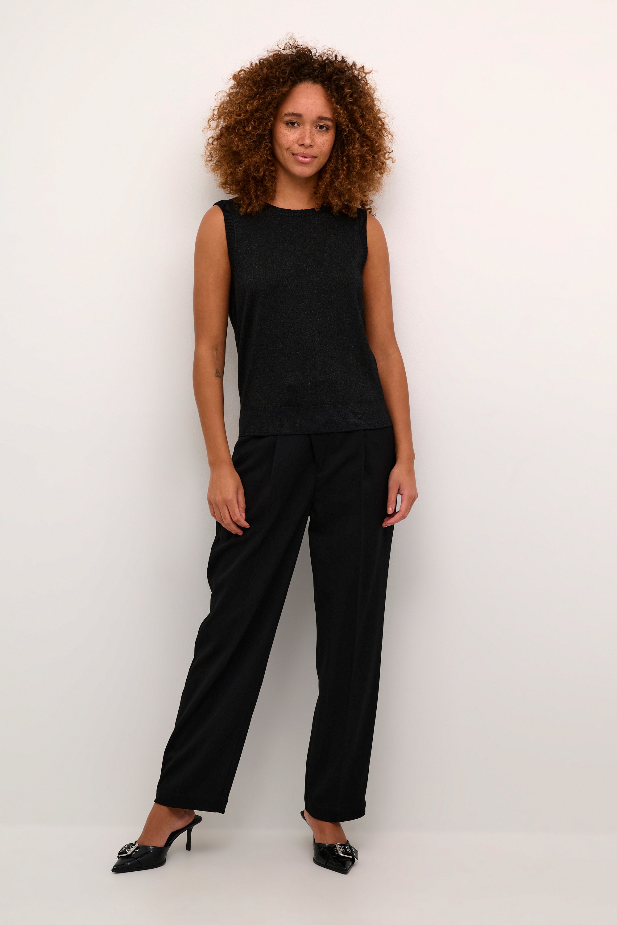 Strickpullover Regular fit metallic