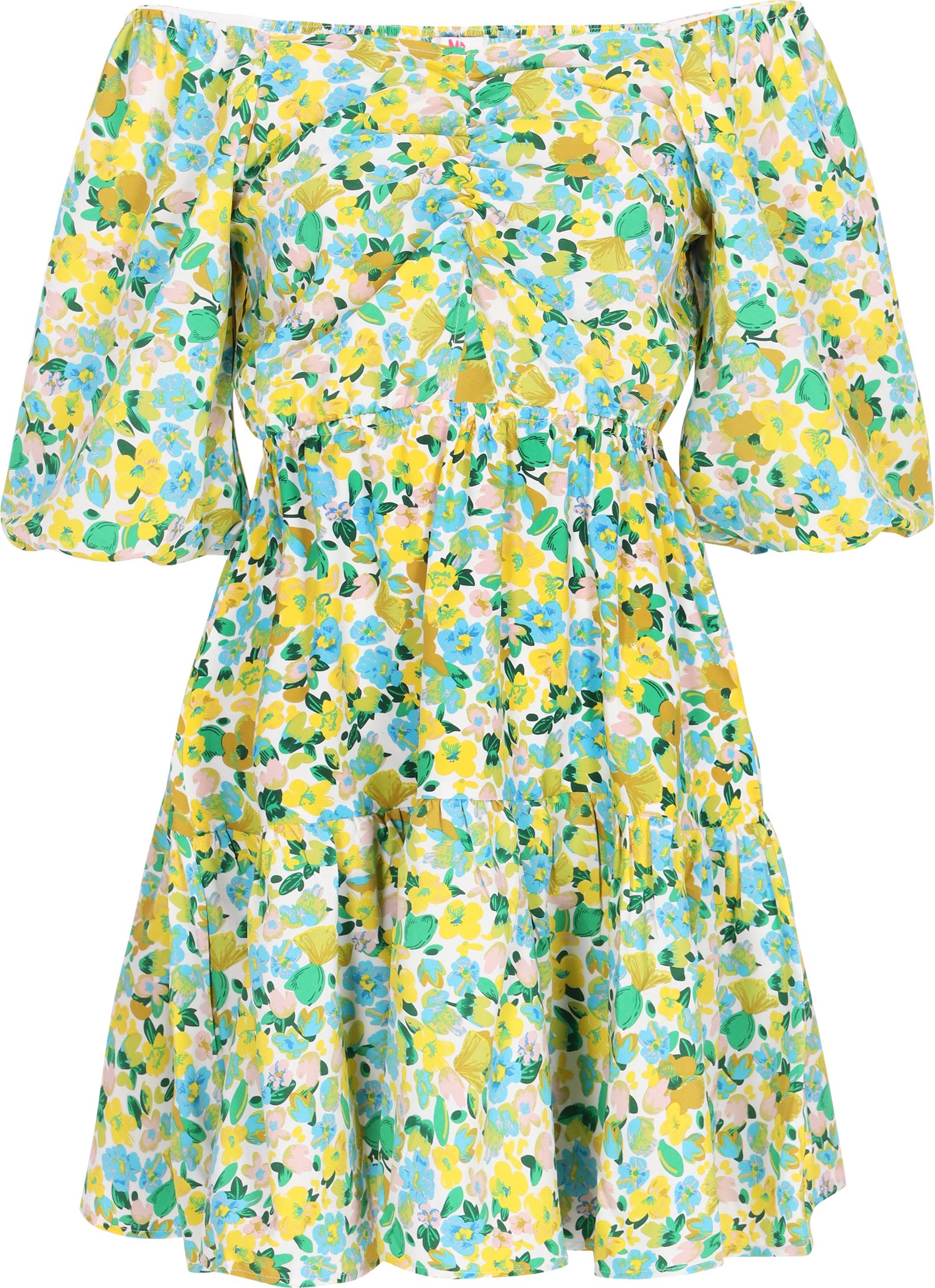 Thumbnail - Mymo Kleid Frauen blau mehrfarbig