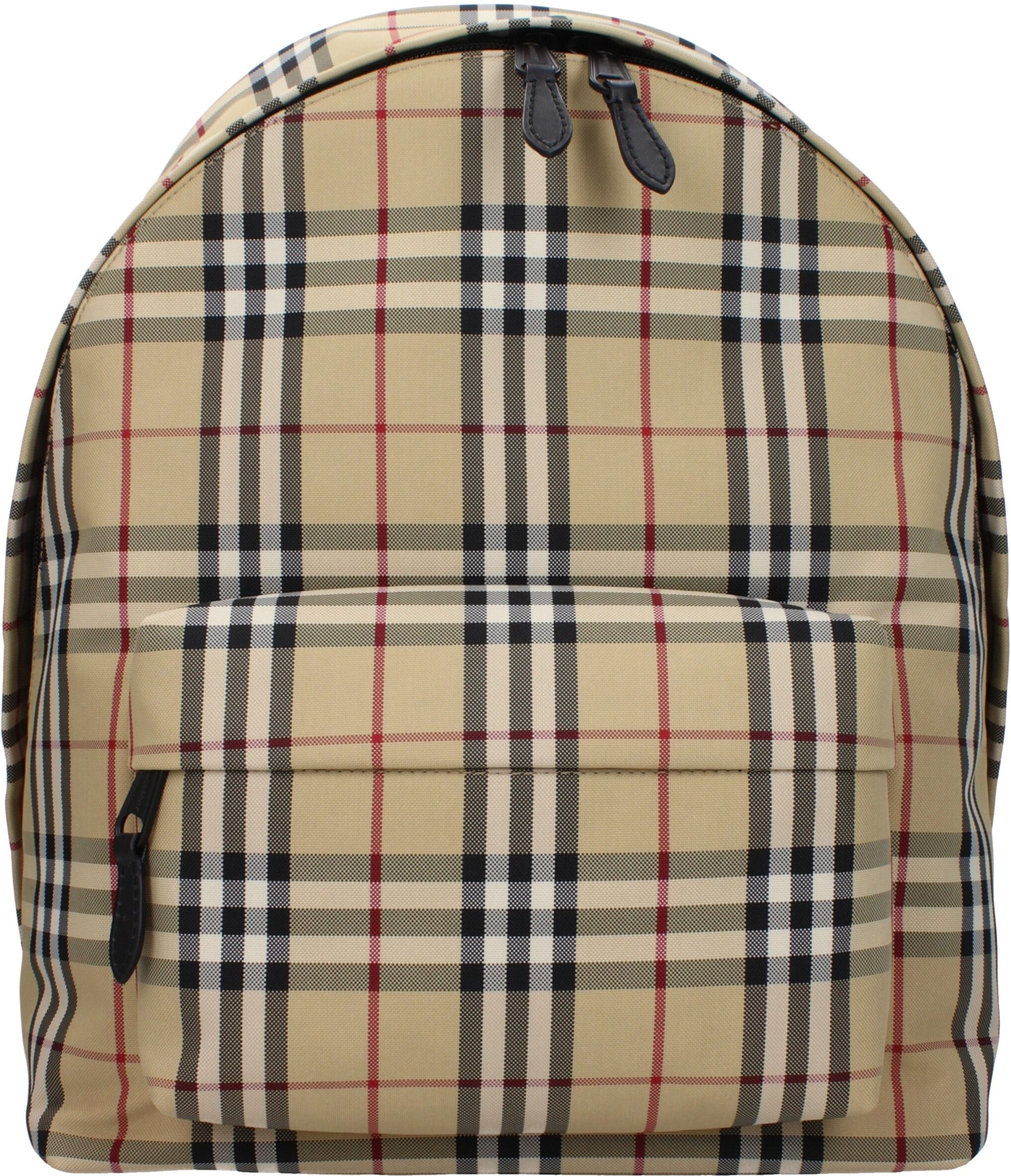 Beige Stoff-Rucksack